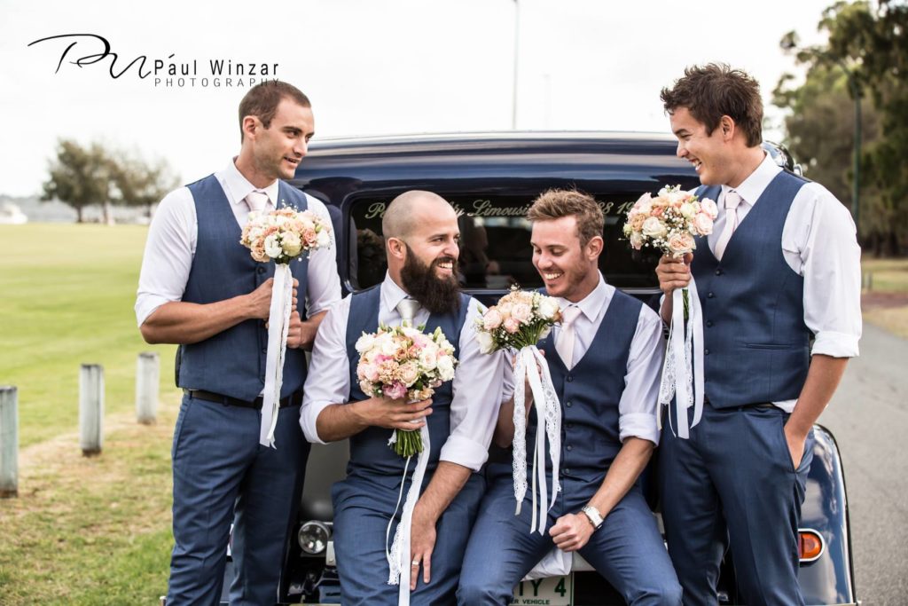 Groom Wedding Transfers Limousines and Classic Car Hire