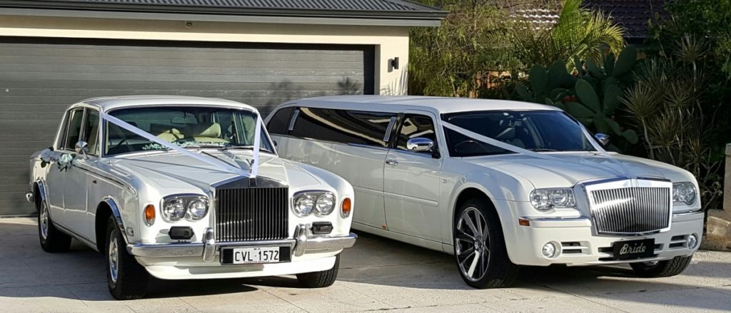 Chrysler Limousine, 300c Chrysler Limousine, Perth Wedding Hire, Perth School Ball, White Chrysler Limo
